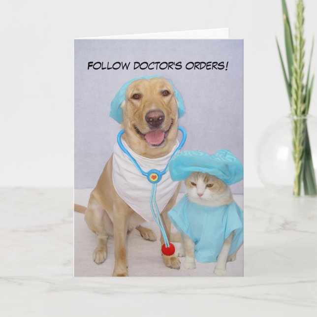 Gute Besserung! Karte (Vorderseite)