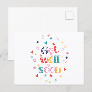 Gute Besserung Postkarte