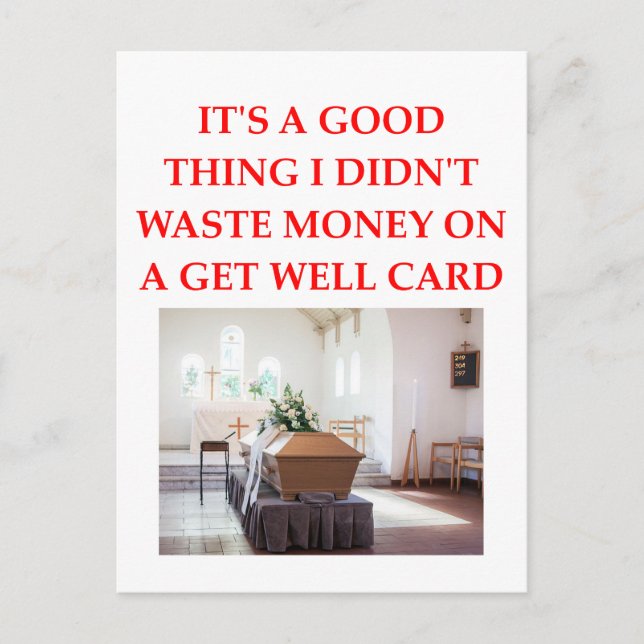 gute besserung postkarte (Vorderseite)