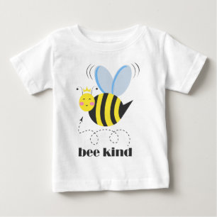 Gute Bienenprinzessin mit Krone und Slogan Bee Kin Baby T-shirt