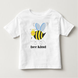 Gute Bienenprinzessin mit Krone und Slogan Bee Kin Kleinkind T-shirt