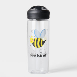 Gute Bienenprinzessin mit Krone und Slogan Bee Kin Trinkflasche