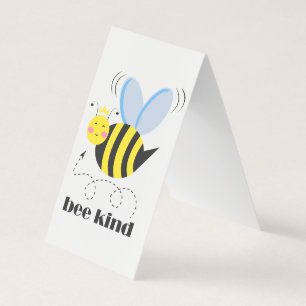 Gute Bienenprinzessin mit Krone und Slogan Bee Kin Visitenkarten