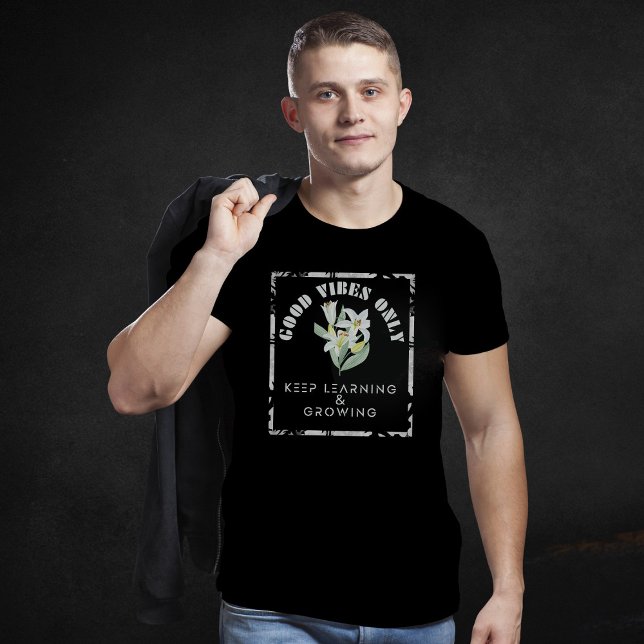 Gute Bilder nur Behaltend Lernen und wachsendes De T-Shirt (Von Creator hochgeladen)