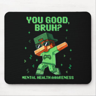 Gute Brüder Psychische Gesundheit zählt Bewusstsei Mousepad