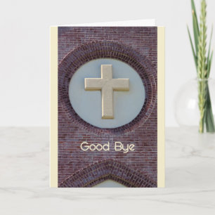 Gute Bye Card für Pfarrkirche Karte