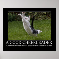 Gute Cheerleader Cat Artwork