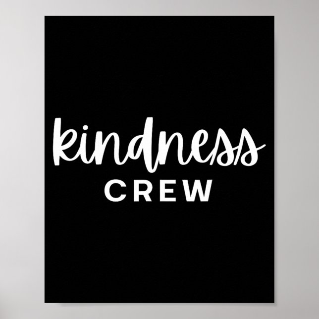 Güte-Crew Damen Herren Kinder Poster (Vorne)