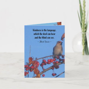 Güte dankt Ihnen zu kardieren Dankeskarte