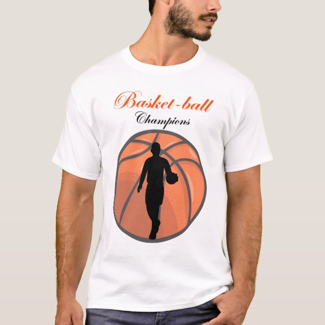 GUTE DESIGN-BASKIT-BALLWAHLEN T-Shirt (Vorderseite)