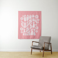 Gute Dinge brauchen Zeit Retro-Blume