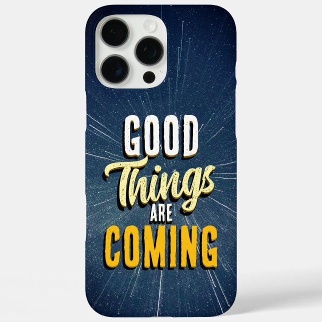 Gute Dinge kommen Case-Mate iPhone Hülle (Rückseite)