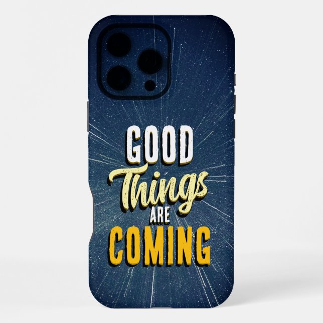 Gute Dinge kommen iPhone Hülle (Rückseite)