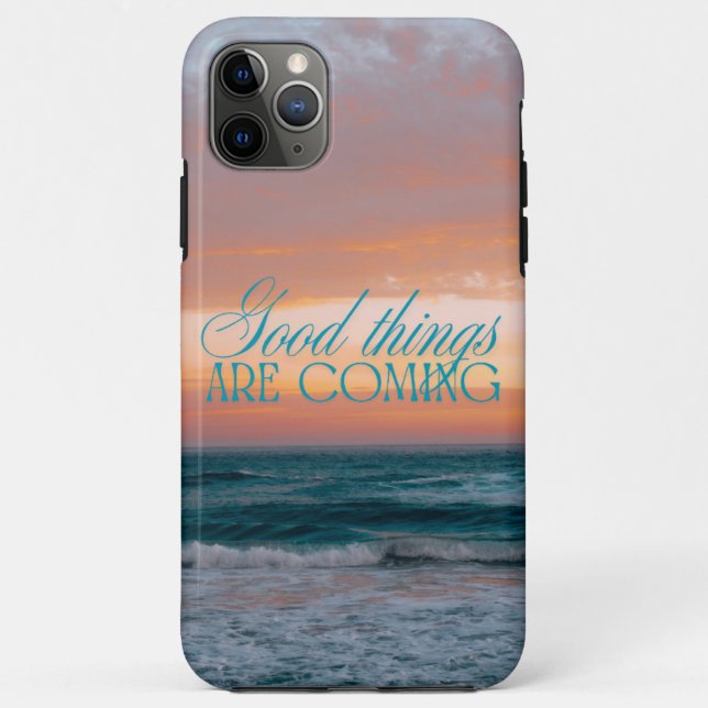 Gute Dinge kommen iPhone-Hülle. Case-Mate iPhone Hülle (Rückseite)