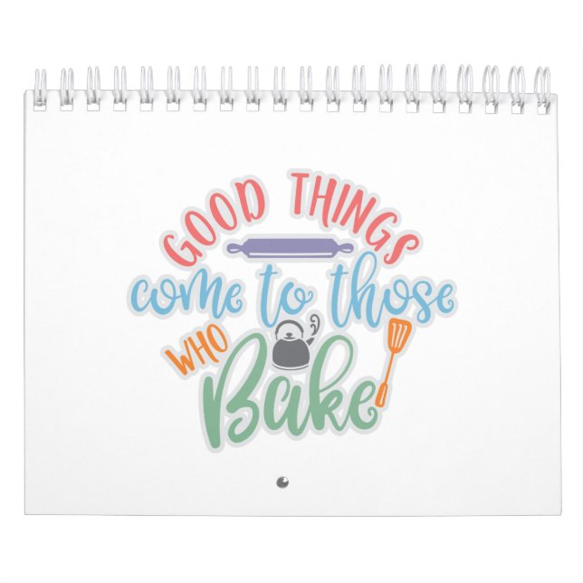 Gute Dinge kommen zu denen, die backen Kalender (Titelbild)