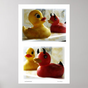 Gute Duck Bad Duck Poster
