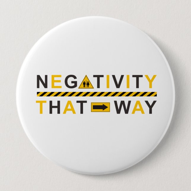 Gute Energie, gute Visionen, positive Einstellung  Button (Vorderseite)