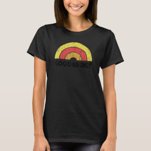 Gute Energie Vintage Sonniger Regenbogen Boho Hipp T-Shirt