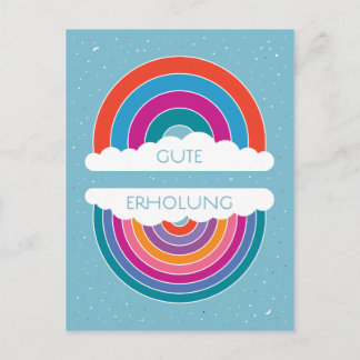 Gute Erholung Postkarte