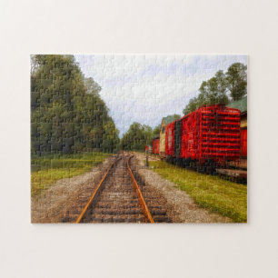 Gute Fahrt Boxcars. Puzzle
