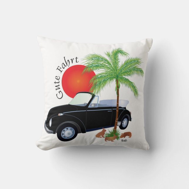 Gute Fahrt Kissen (Vorderseite)