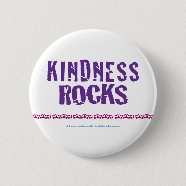 Güte-Felsen-Knopf Button (Vorderseite)
