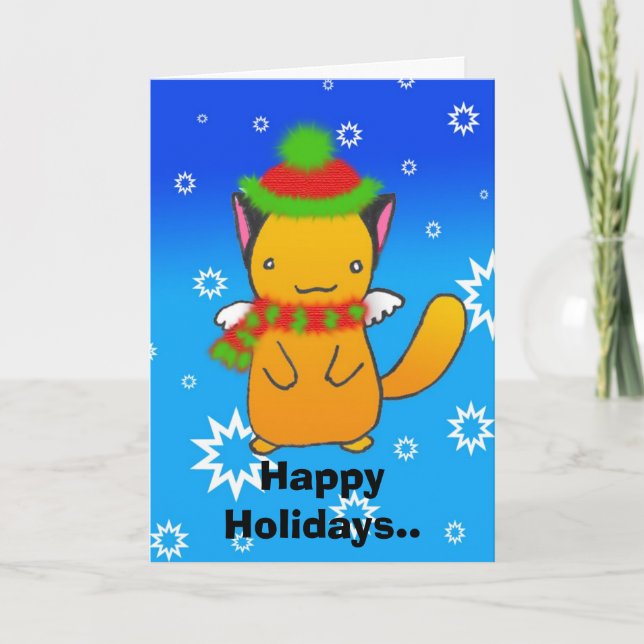 Gute Ferien. Feiertagskarte (Vorderseite)