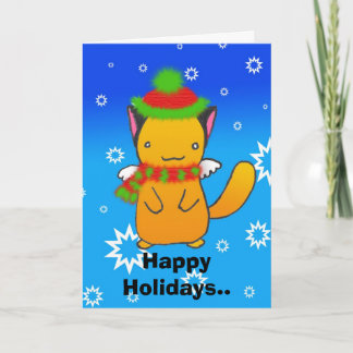 Gute Ferien. Feiertagskarte