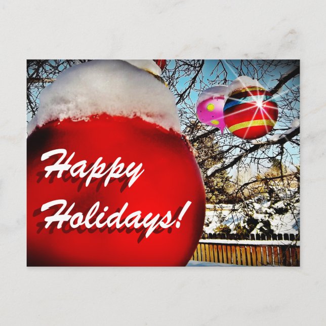 Gute Ferien! Feiertagspostkarte (Vorderseite)