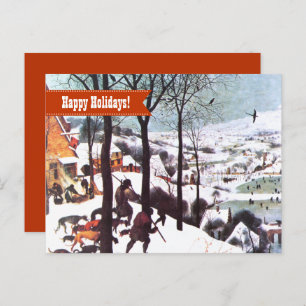 Gute Ferien. Fine Art Christmas Card Feiertagspostkarte