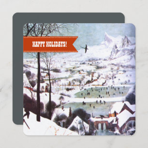 Gute Ferien. Fine Art Christmas Feiertagskarte