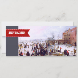 Gute Ferien. Fine Art Christmas Grußkarten Feiertagskarte