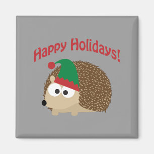 Gute Ferien! Igel Elf Magnet