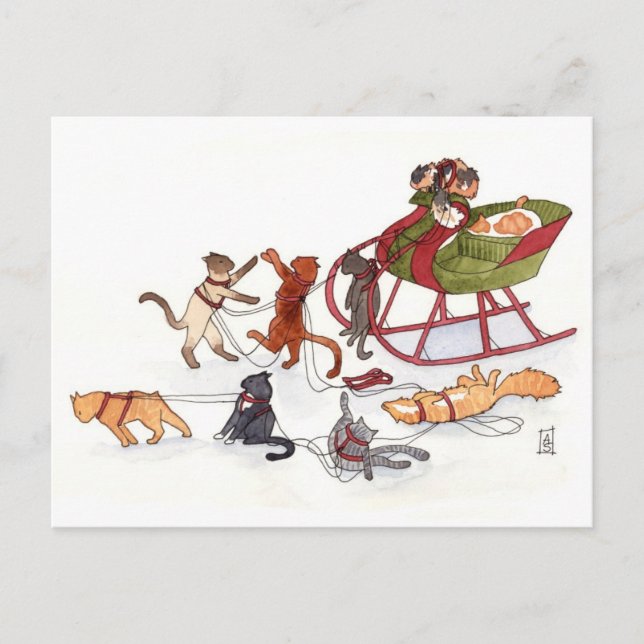 Gute Ferien! (Keine Untertitel akzeptieren.) Feiertagspostkarte (Vorderseite)