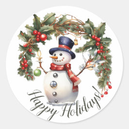 Gute Ferien! Runder Aufkleber