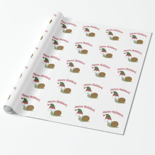 Gute Ferien! Snail Elf Geschenkpapier