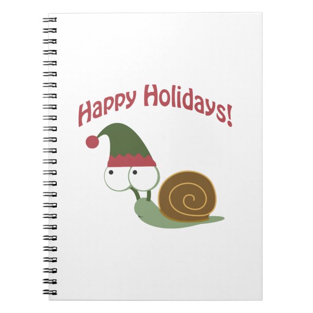 Gute Ferien! Snail Elf Notizblock (Vorderseite)