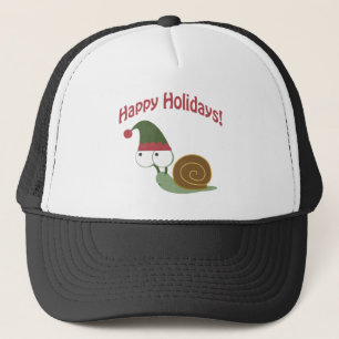 Gute Ferien! Snail Elf Truckerkappe