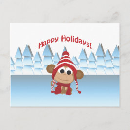 Gute Ferien! Wintermonate Feiertagspostkarte