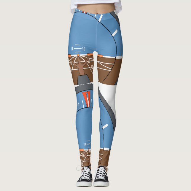 Gute Flughöhe - Höhenanzeiger Leggings (Vorderseite)