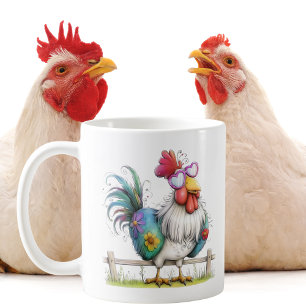 Gute Freunde, gute Lacher und ein Leben lang Hühne Kaffeetasse