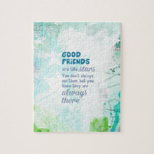 Gute Freunde sind wie Sterne Puzzle