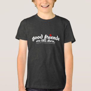 Gute Freunde sind wie Sterne Tri-Blend Shirt