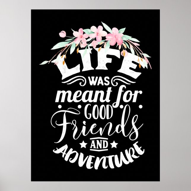 Gute Freunde und Abenteuer Poster (Vorne)