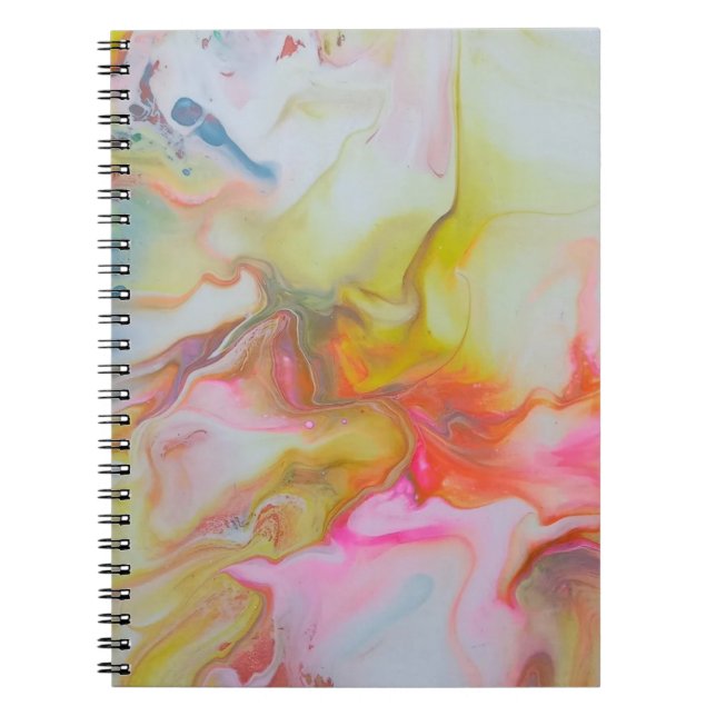 Güte - Frucht des Geistes - Acrylpour Art Notizblock (Vorderseite)