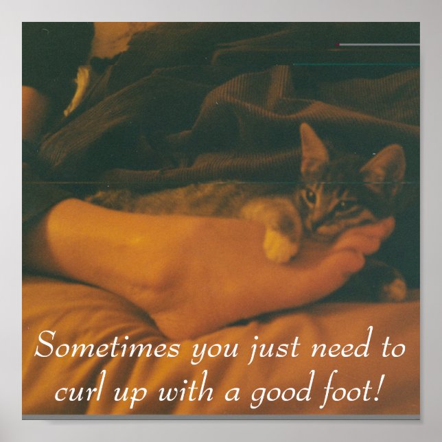 Gute Füße Poster (Vorne)