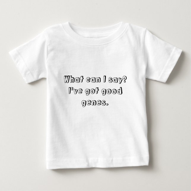 Gute Gene Baby T-shirt (Vorderseite)