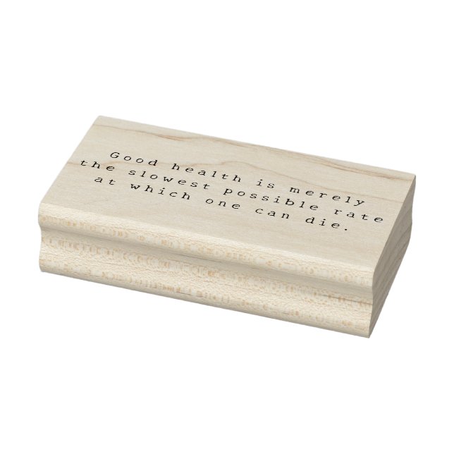 GUTE GESUNDHEIT GUMMISTEMPEL (Stempel)