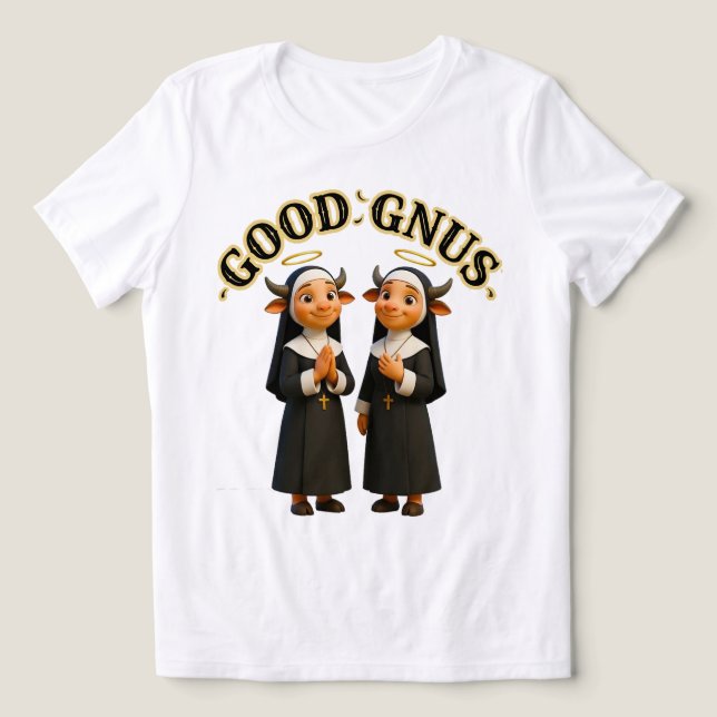 Gute Gnus Tri-Blend Shirt (Design Vorderseite)