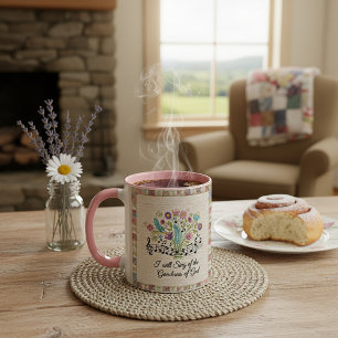 Güte Gottes gesteppter floraler Musik Tasse